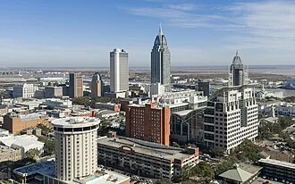Mobile, Alabama city skyline &ndash; cost of living, safety and quality of life data