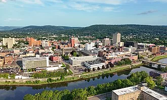 Binghamton, New York city skyline &ndash; cost of living, safety and quality of life data